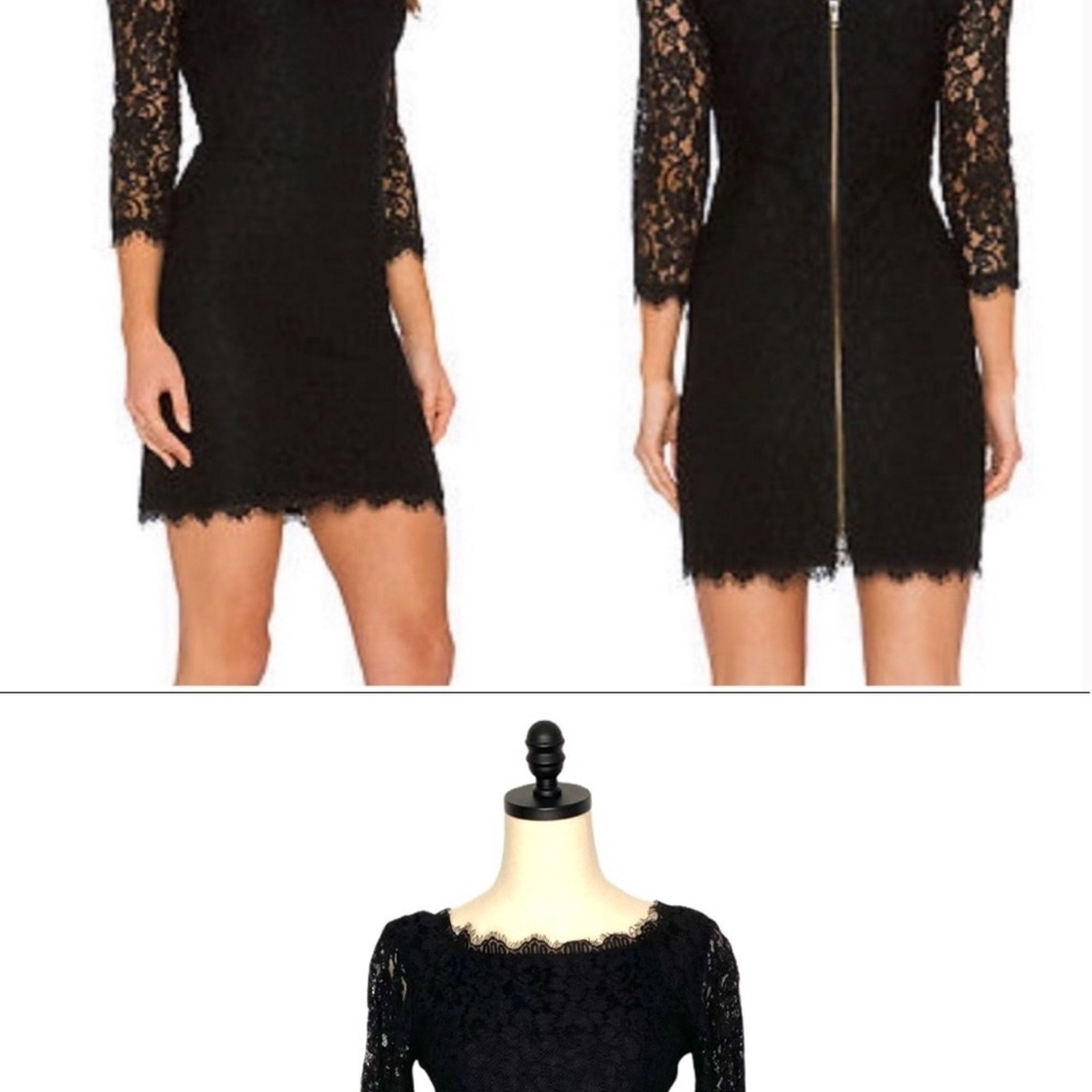 Elegant Diane von furstenberg wrap  Lace Dress